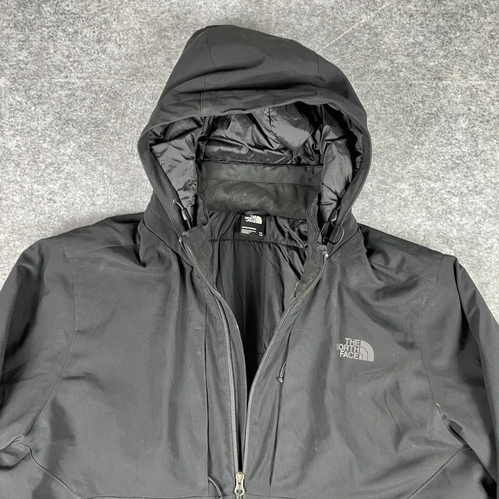The North Face Hooded Jacket Mens XXL Black Apex Elevation PrimaLoft Insulated